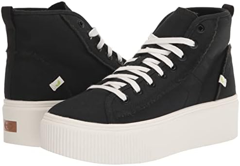 Dr. Scholl's Shoes Womens for Now Hi High Top Platform Lace Up Retro Fashion Sneaker,Black Canvas,8.5 | Image 6