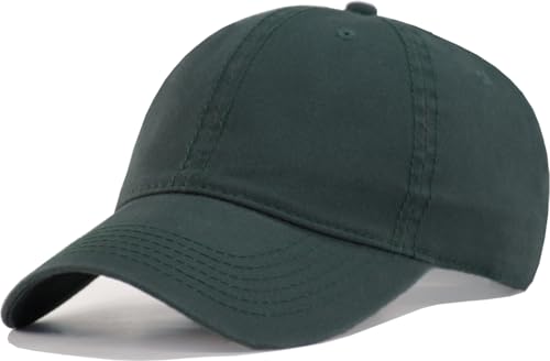 Image of TSSGBL Vintage Cotton Washed Baseball Cap S to XXL Unstructured Low Profile Adjustable Distressed Dad Hat for Men Women