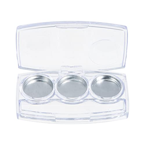Beavorty 6 Cajas caja de sombra de ojos recargable paleta de labios vacía organizador cosmeticos organizador de cosmeticos maletín de maquillaje estuche portátil para sombra de ojos PD