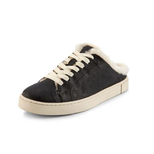 Image of Frye Ivy Low Lace Sneakers for Women - Removable Footbed Shoes - Leather Womens Casual Shoes - Crafted from Soft, Vintage Italian Leather with Removable Molded Footbed