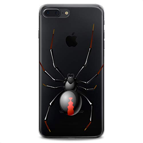 Cavka Tpu Case Compatible With Iphone 14 Pro Max 13 12 Mini 11 Xs X 8 Plus Xr 7 Se Black Widow Cute Soft Men Design Spider Male Arachnoid Flexible Silicone Horror Fear Print Insect Slim Fit Clear #TOP7