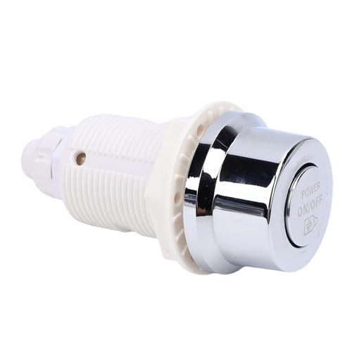 Interruptor de Presión de Aire para Bañera de Hidromasaje, Interruptor Redondo de PVC de 1 Pulgada, Ideal para Entusiastas del SPA