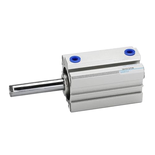 Vérin pneumatique compact double action SDAD25x30 mince 1 pièce