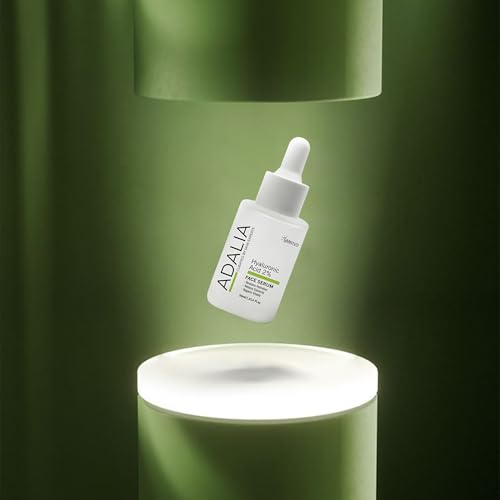 Image of Adalia Hyaluronic Acid 2% Face Serum for Deep Hydration, Dry & Dehydrated Skin, Lightweight Moisturizing Serum for Glowing Skin, Helps Retain Elasticity & Vitality, Non-Sticky Formula for Women & Men, 30ml