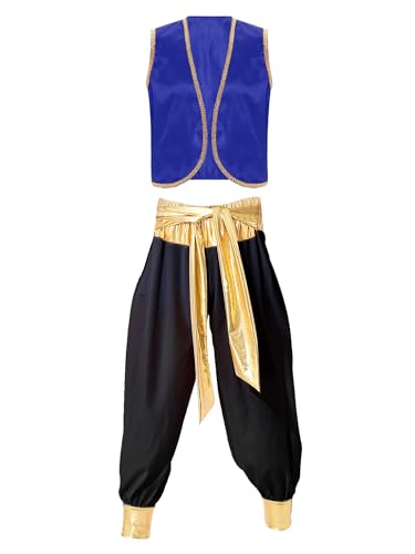 Costume prince arabe pour adulte : l'élégance d'un ensemble gilet et sarouel