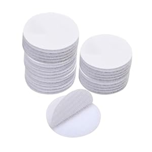 Oshhni Klettverschluss-Pads 26 Stück Weiß