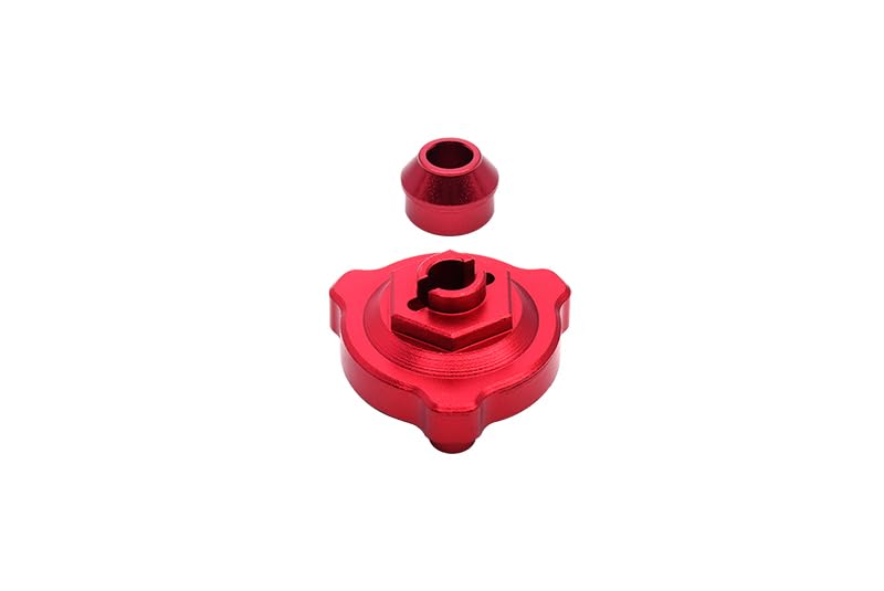 GPM Aluminium Slipper Shaft Bearing Adaptor Für Traxxas Slash 4X4 - 2 Stück, Rot, Ersatzteil Für RC-Modellauto
