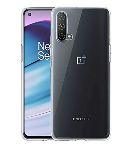 Image of Soft Flexible Silicone Back Cover Compatible with OnePlus Nord CE 5G, Transparent Case