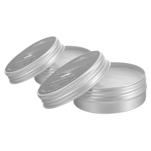 GANAZONO Jabón de Afeitar para Hombre 2 Unidades Extractos Vegetales Jabón Hidratante para Barba Compacto para Cuidado y Limpieza Diaria