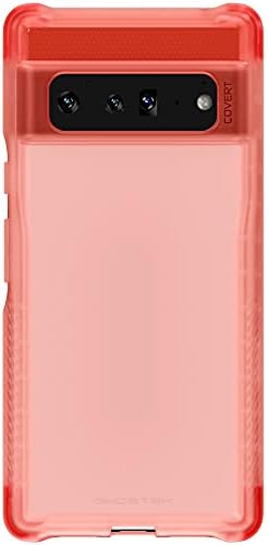 Ghostek Covert Pixel 6 Case Pink Clear with Slim Thin Design and Non-Slip Grip Bumper Supports Wireless Charging Shock Protective Phone Cover Designed for 2021 Google Pixel6 5G (6.4) (Sorta Pink)