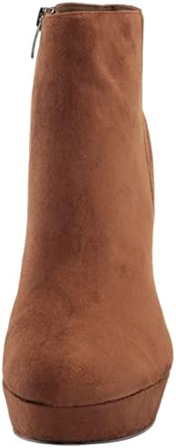 Nine West Women's Glowup Ankle Boot, Medium Brown, 11 | Image 1