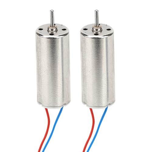 Hollow Cup Drone Motor, 2Pcs 8.5x20mm Coreless Motor for RC Drone, Quadcopter, DIY Drone Kit, 3-5V 0.15A 35000-50000 RPM Brushless Micro Motor