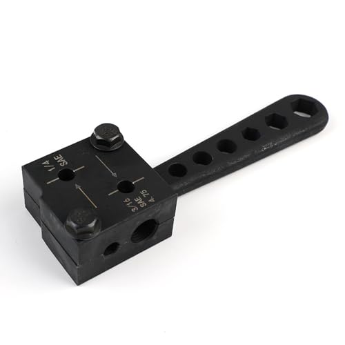 ブレーキケーブルフレアリングツール ? フレアリングツールセット、手動チューブ修理、ハンドヘルドパイプモディファイア、メンテナンスク ランプキット |自動車用銅管車のガレージ作業のための精密ライン調整