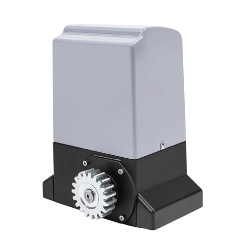 Automatic Sliding Gate Opener, 750W 1400RPM Electric Gate Motor with 2 Remote Controls, Smart Electric Door Opener, 50m Remote Control, for 1800kg Sliding Gate