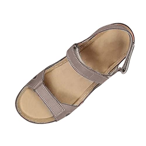Orthopedic Sandals for Women, Womens Comfy Orthotic Sandal Anti-Slip Breathable Arch Support Platform Wedge Sandal Soft Comfortable3