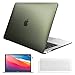 Produktbild Fintie Hülle kompatibel mit MacBook Air 13 (2018-2020 Version) A2337(M1)/A2179/A1932, Ultradünne Hartschale Schutzhülle Snap Case + 2 Tastaturabdeckungen + 1 Displayschutzfolie, Nachtgrün(Matt)