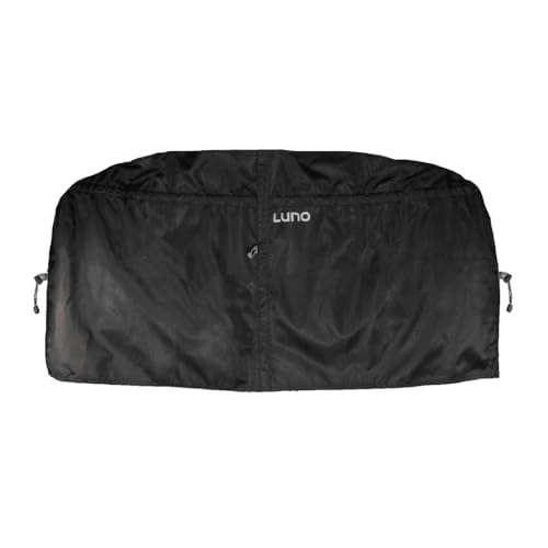 Luno Divider Curtain for Privacy and Sun Protection - Detachable Car Privacy Curtain for Family Travel, Camping & Sleeping - Fits Most Small to Mid-Sized Vehicles - Detachable Car Divider (Black)