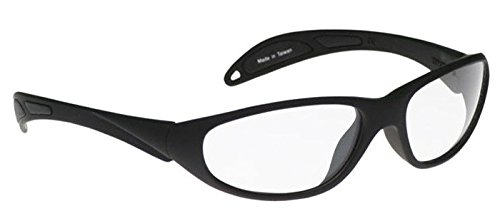 Schott SF-6 HT X-Ray Protective Lead Glasses, Black Maxx Wrap Safety Frame, 62x18x145mm