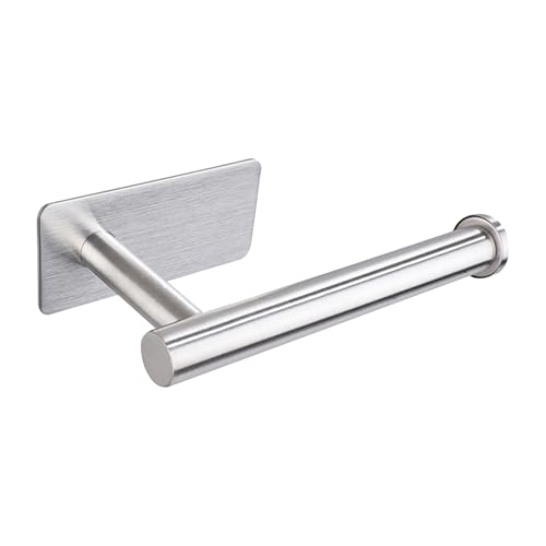 Soporte de Rollo de Inodoro: sin Soporte de pañuelos de de | 304 Almacenamiento de Montaje en la Pared de Acero Inoxidable para Toalla RV Kitchen Hotel Apartment Farmhouse y baño Interior, 6