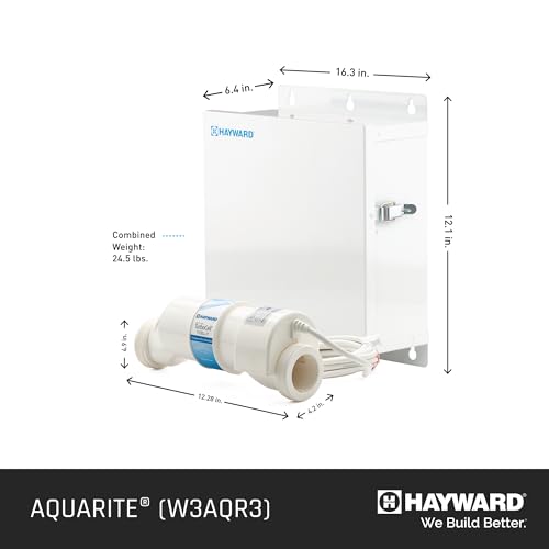 Hayward W3AQR3 AquaRite Saltwater Chlorine Generator for In-Ground Pools up to 15,000 Gallons