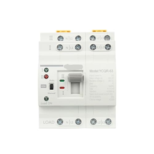 Sélecteur électrique double alimentation pour coupure zéro avec boîtier 2P 4P