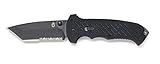 Gerber Tanto-Taschenklappmesser, Klingenlänge: 9,66 cm, 06 Fast AO Folder, Edelstahl, Schwarz, 31-003637