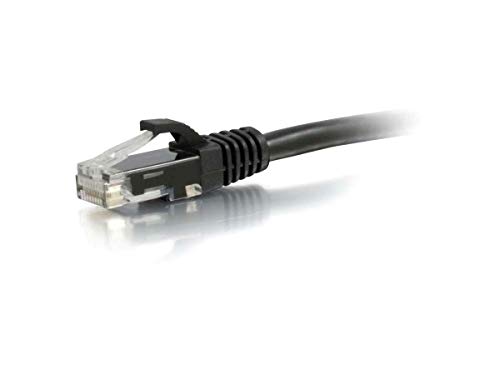 Image of C2G 26971 Cat5e Cable - Snagless Unshielded Ethernet Network Patch Cable, Black (75 Feet, 22.86 Meters)
