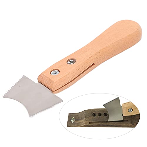 Headerbs Gitarren-Bundmesser, Gitarrenschlitzsägeblatt, Bünde-Reinigungsmesser, Holzspäne-Reinigungswerkzeug (M02835)