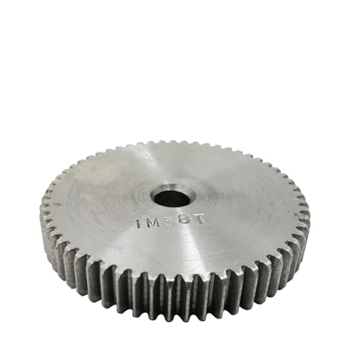 Engrenage droit 1M acier carbone 45# de haute précision 58 dents
