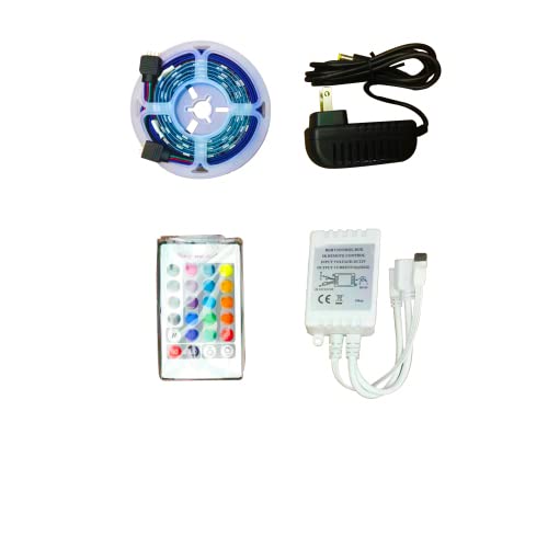 Bellemave High Gloss Led Bookcase Storage Cabinet With Adjustable Shelves & Cupboard With Door, Freestanding Tall Cabinet For Living Room, Hallway, Office, White #TOP6