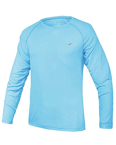 Sun Shirts for Youth Boys UPF 50+ Long Sleeve Blue