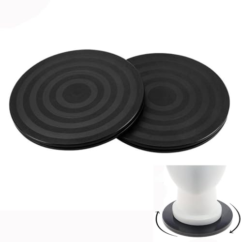 Plataforma Giratoria Universal Redonda 360°,2 Piezas Plataforma Giratoria Redonda,Base Giratoria Manual,20cm Base Giratoria Universal,para Manualidades,Plantas,TV,Computadora Portátil