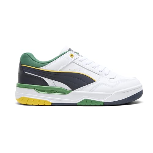 PUMA Mens Rebound Retro Lace Up Sneakers Shoes Casual - White