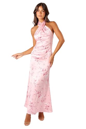 Image of Petal & Pup Women's Mila Halterneck Maxi Dress