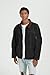 CLOAKA Bomber Jacket for Men Fall Spring Lightweight Streetwear Oversized Casual Stylish Cotton Zip Up Coat Fashion Hip Hop Buttoned sleeves with Multiple pockets Black M