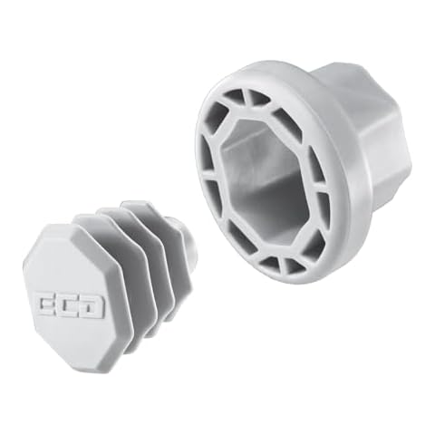 ECD Lacrosse Sliding End Cap (White) Cover