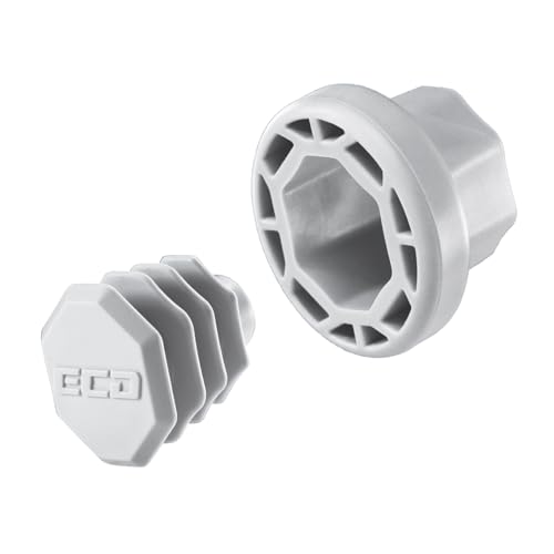 ECD Lacrosse Sliding End Cap (White)