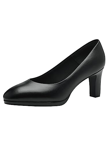 Tamaris Damen Pumps, Schwarz, 39 EU