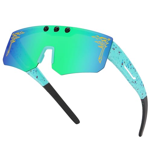 Image of ACEXPNM Polarized Fit Over Glasses Flip Up Sunglasses for Men Women, Wrap Around Goggles for Driving Cycling Fishing