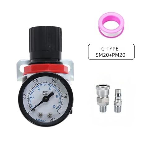 Régulateur AR2000 G1/4 pour stabiliser la pression du compresseur d'air