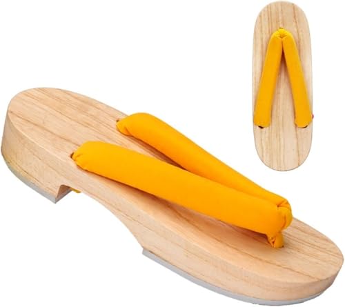 Sandalias Japonesas De Madera para Cosplay De Anime, Zuecos Geta Japoneses, Chanclas, Zapatos De Madera, Zapatillas De Exterior, Sandalias Geta Unisex., 2, 38 EU