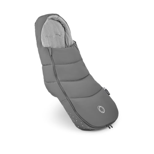 Bugaboo Sacco a Pelo, Accessorio Essenziale per il Passeggino, Per Tutte le Stagioni e Impermeabile, con Poggiapiedi, Caldo, Confortevole e Traspirante, in Moon Grey