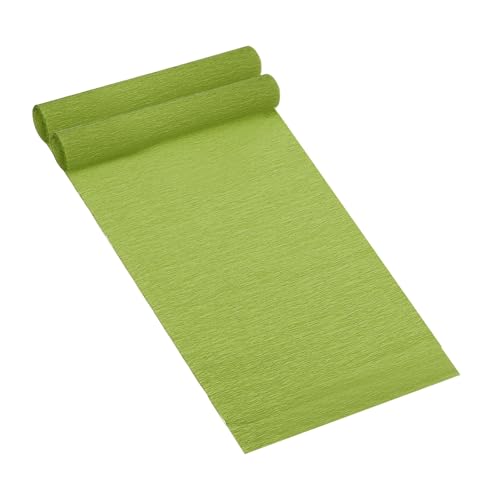 Papier crêpé pour guirlande et décoration de fête en lot de 2 rouleaux