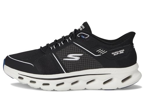 Skechers Men's Go Walk Glide Step 2.0 Zalor Hands Free Slip-Ins Sneaker, Black/White, 11.5 - image 5