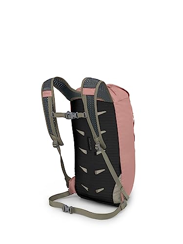 Image of Osprey Daylite Cinch Backpack, Ash Blush Pink /Earl Grey