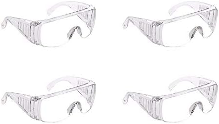 ShieldMe Safety Glasses Transparent Medical Protective Glasses Anti Splash Anti Chemical Damage (Free Size) (4)