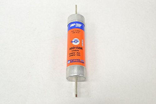 FERRAZ SHAWMUT A6D150R AMP-TRAP 2000 RK1 TIME DELAY 150A 600V-AC FUSE B246234