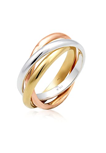 Elli - Bague - Plaqué or - Cercle - T56 - 0604561217_56