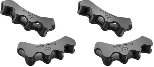 PrimalStep Toe Separators, Spreaders, Spacers, Straightener to Correct Toes for Men and Women, Bunion Corrector, Foot Pain, Plantar Fasciitis, S/M (Pack of 2)
