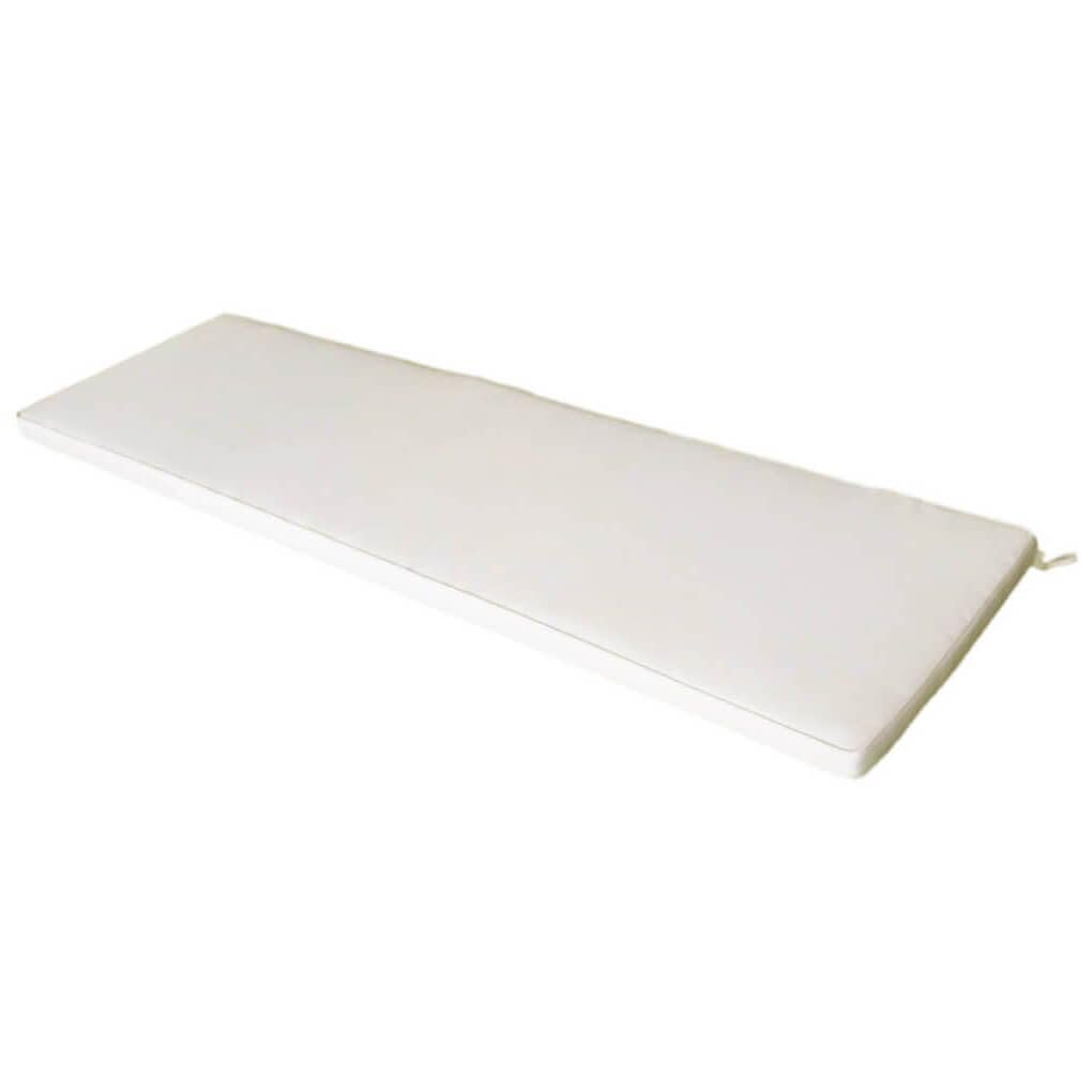 Cuscino lungo 110x45cm ecrù sfoderabile impermeabile lettino esterno CU805661